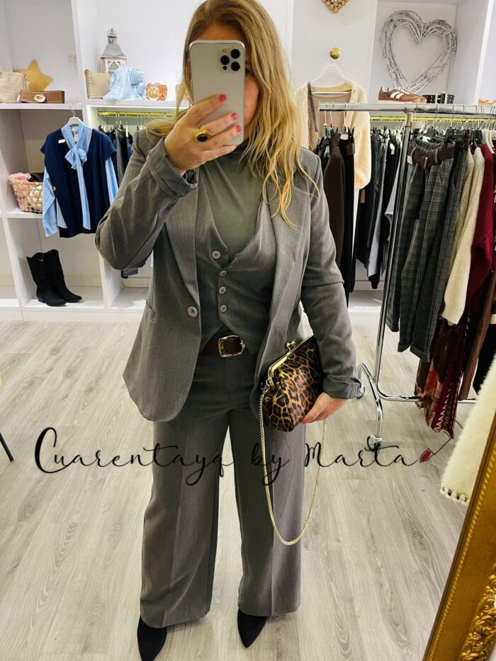 Pantalón Ejecutiva Gris