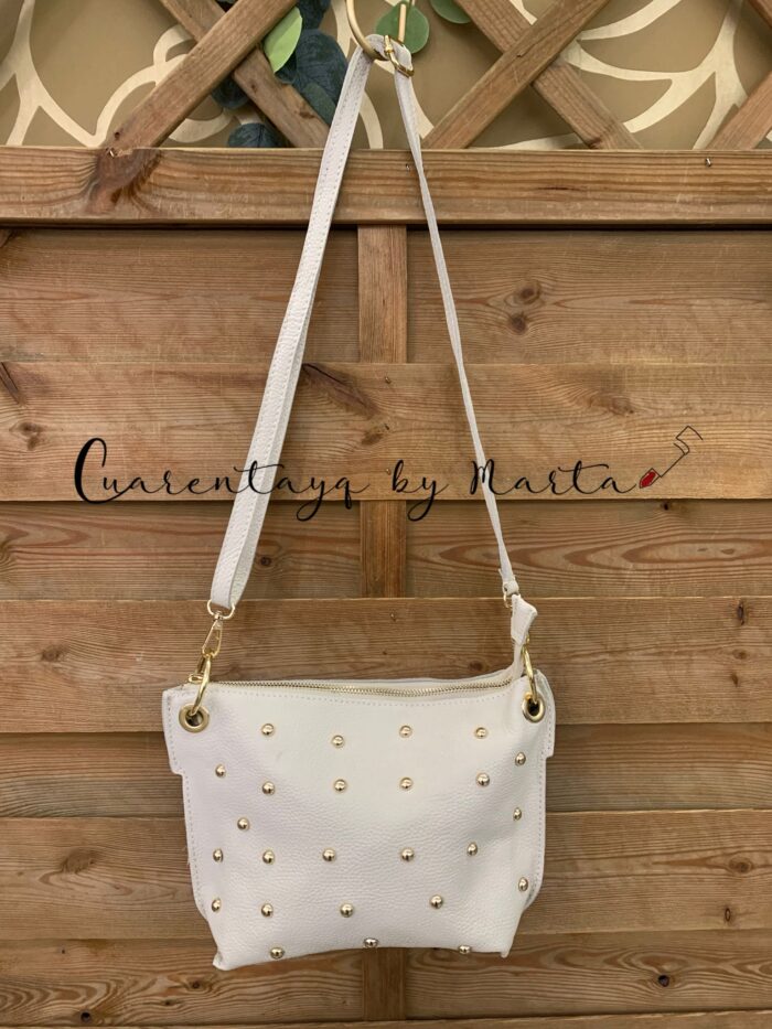 Bolso Piel tachuelas