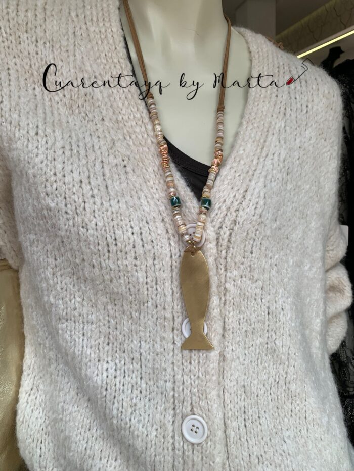 Collar pez metal