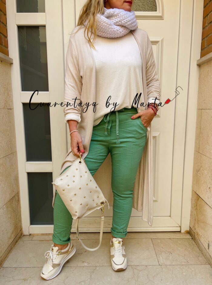 Chaqueta punto Larga