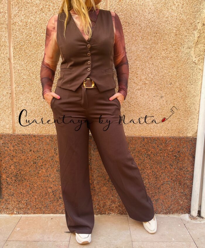 Chaleco Ejecutiva Marrón