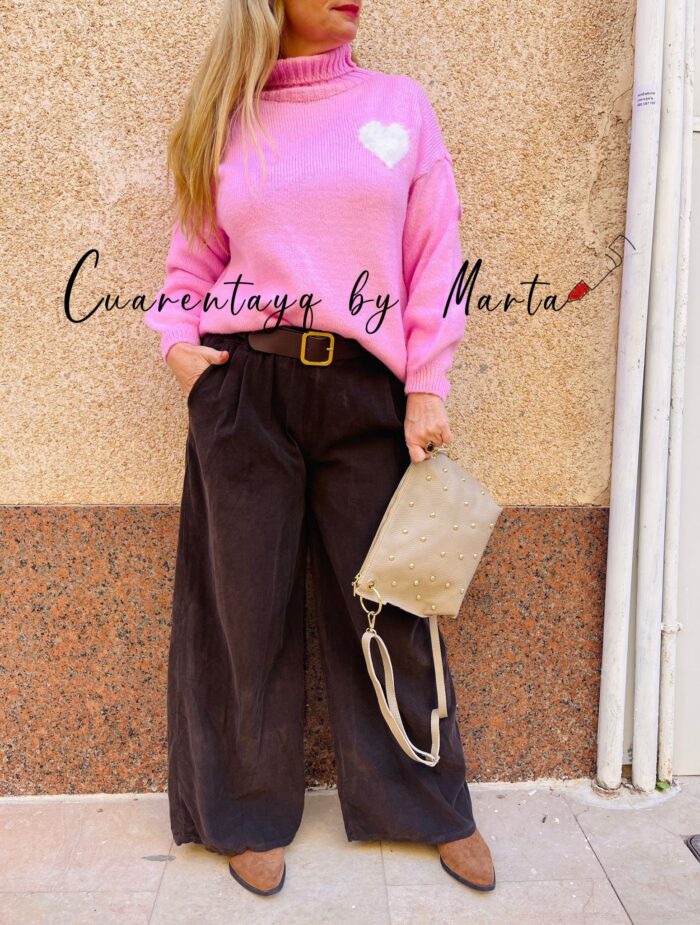 Pantalón Palazzo Pana