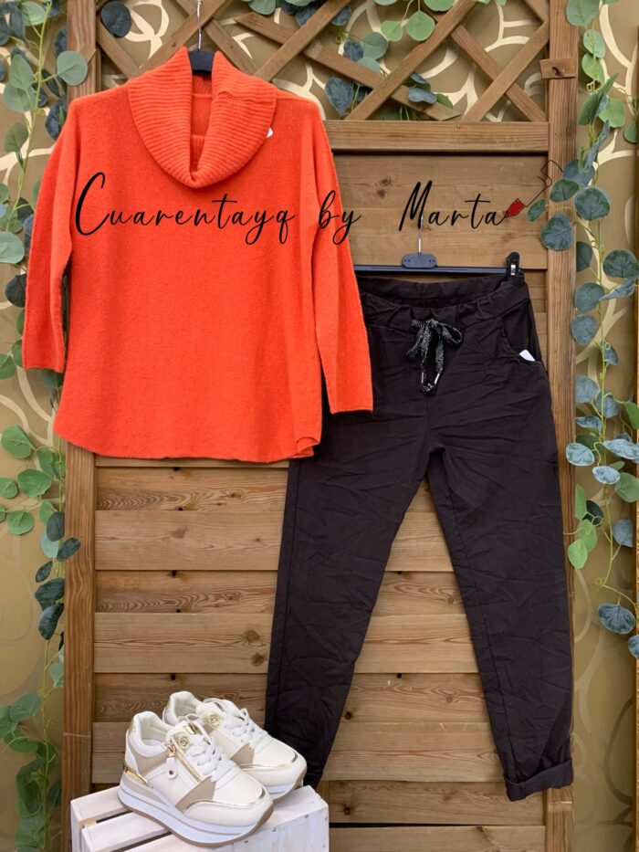 Jersey Punto cuello vuelto