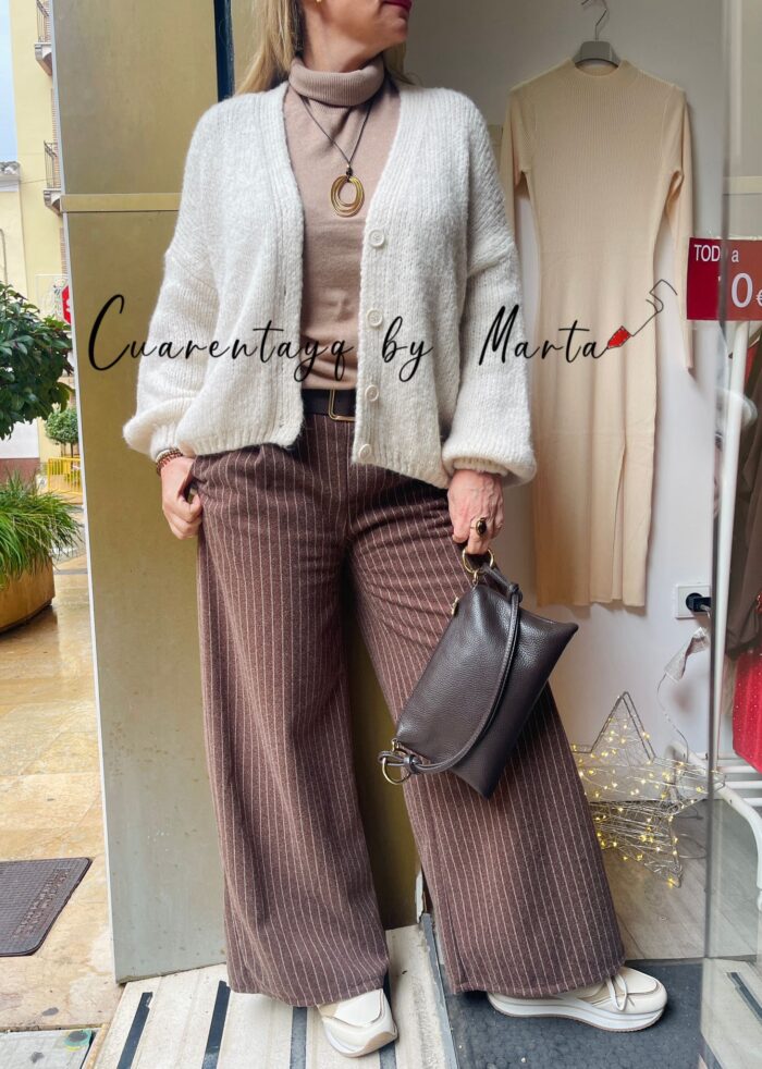 Pantalón Paño Rayas