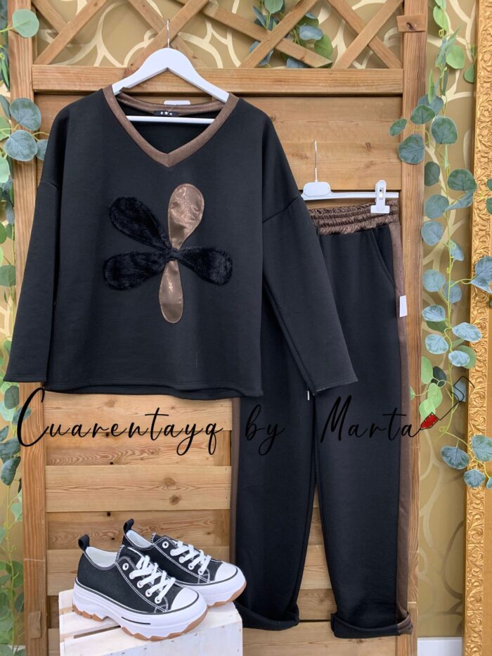 Sudadera Sport Glam Flor