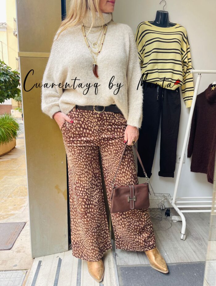 Pantalón Antelina Animal Print