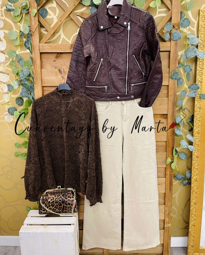 Biker Polipiel Vintage