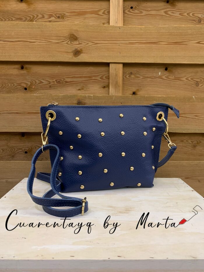 Bolso Piel tachuelas