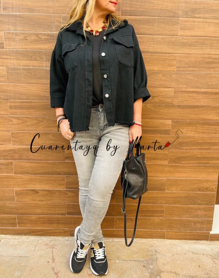 Vaquero gris push up