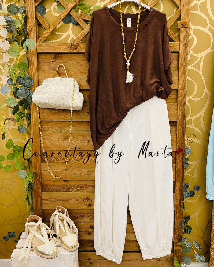 Camiseta Oversize Viscosa