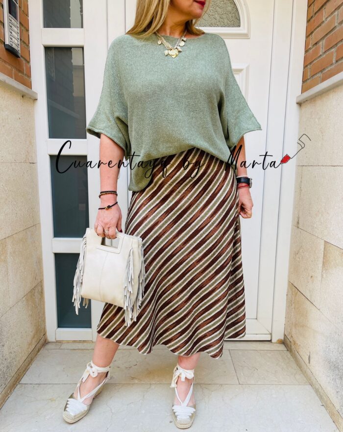 Falda Fluida Estampada