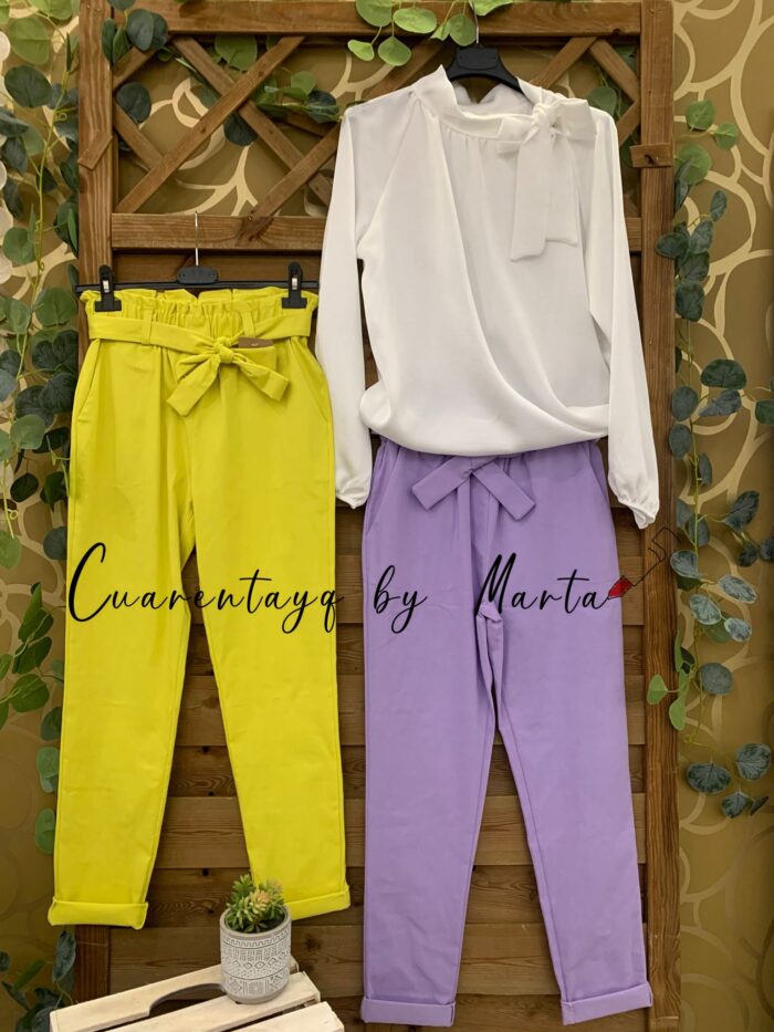 Pantalón Elástico Lazo
