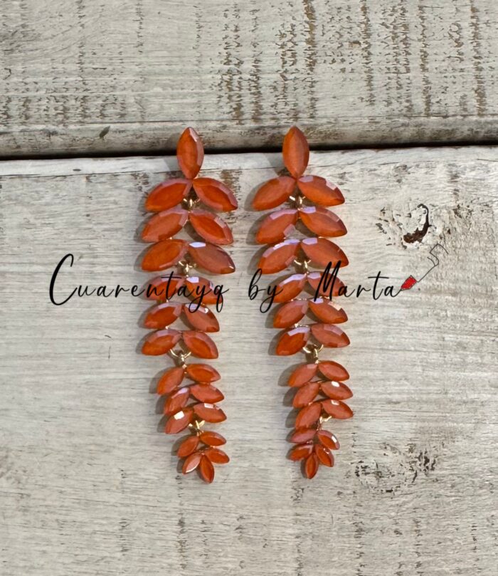PENDIENTES PRIMAVERA CORAL
