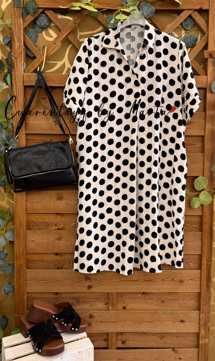 Vestido Lunares Retro