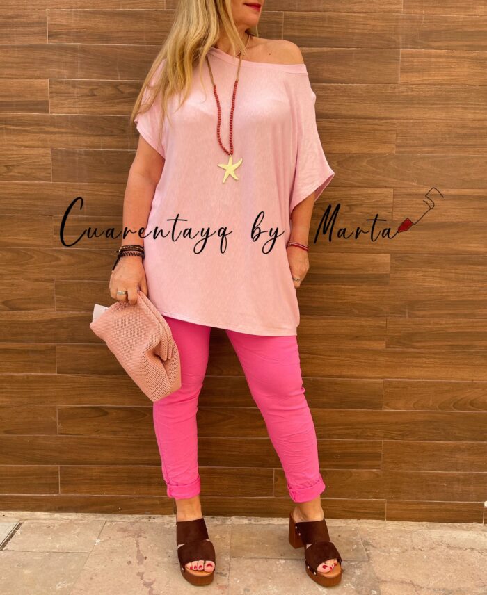 Camiseta Oversize Viscosa