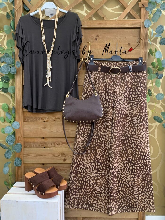 Pantalón Antelina Animal Print