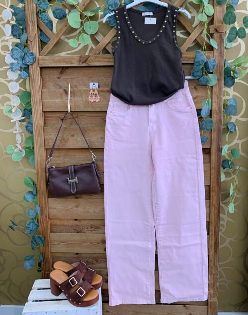 pantalon rosa