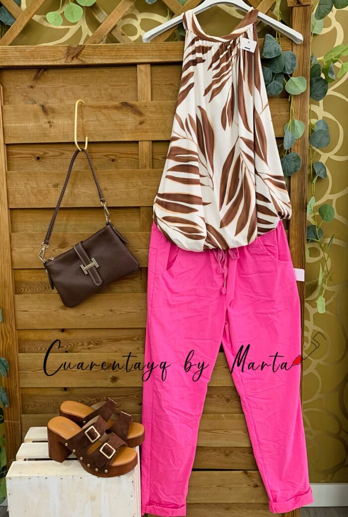 Baggy liso fucsia