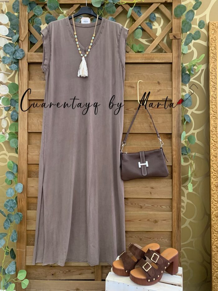 Vestido Nature Efecto lavado