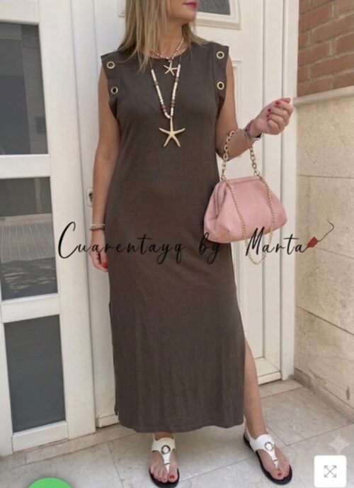 Vestido tachas