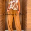 blusa halter licra palmas pantalon tachuelas marta (2)