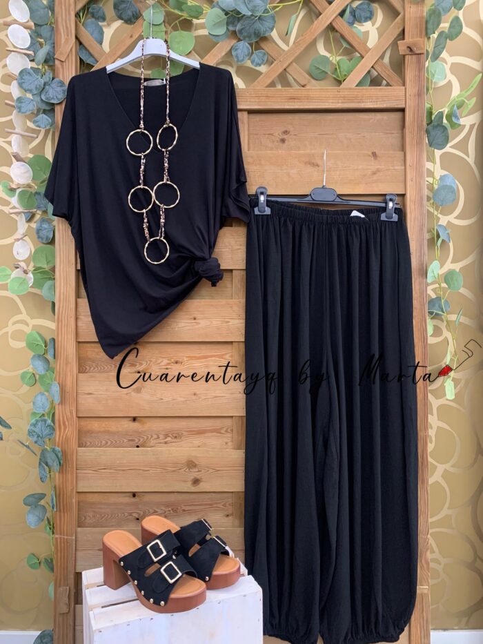camiseta basica pico pantalon ibiza style