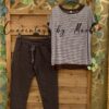 camiseta navy baggy liso