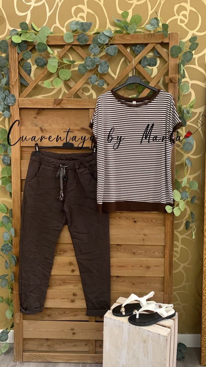 camiseta navy baggy liso