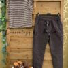 camiseta navy tachuelas baggy liso