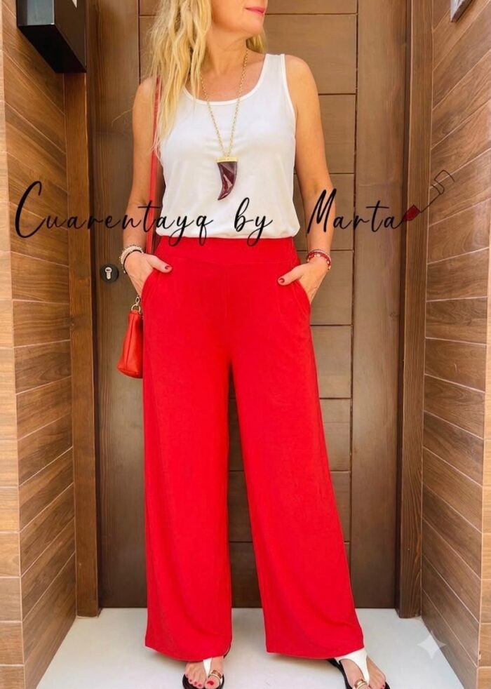camiseta tirantes viscosa pantalon licra fria