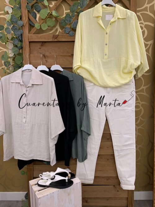 casaca oversize primavera vaquero pitillo blanco