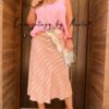 falda fluida estampada