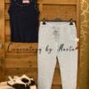 top canale tachuelas baggy liso
