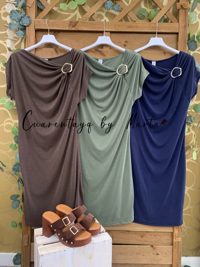 vestido hombro