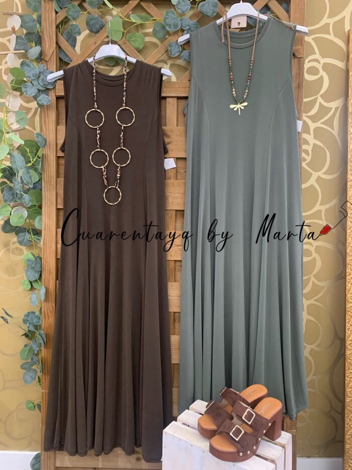 vestido viscosa menos es mas