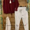 Baggy liso y Jersey Canalé