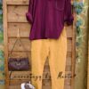 Baggy liso y sudadera estrella