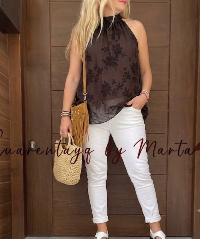 Blusa Halter Glamour