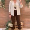 Blusa manga estilosa , botin city camel