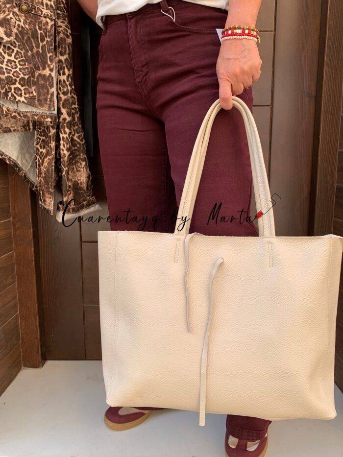 Bolso Shopper de piel