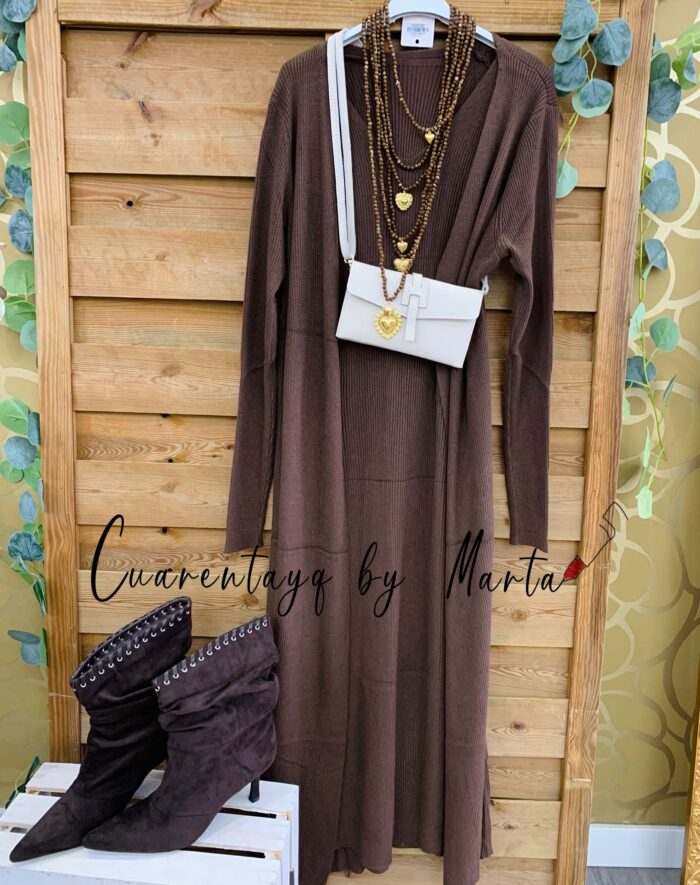 CONJUNTO CHAQUETA Y VESTIDO