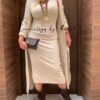 Conjunto Chaqueta y vestido Punto tallas.1