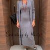Conjunto vestido y chaqueta punto Tallas2