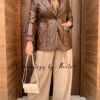 Pantalón tela Wide leg