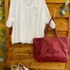 Sudadera overzise tachuela blanca