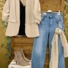 Vaquero Wide Leg New York, botin city camen, lencera