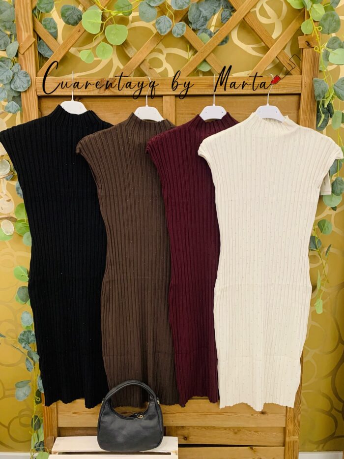 Vestido Canalé Brillo3