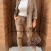 Baggy antelina, americana antelinas y jerssey basico afelpado con botin city camel