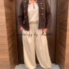 Chaqueta Pana Militar, blusa y pantalón para cualquier evento