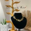 Collar enlace dorado